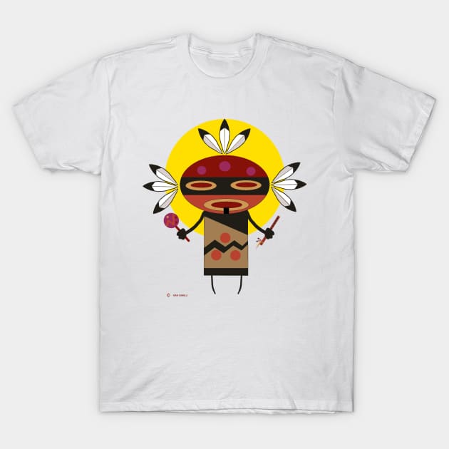 Native Musician T-Shirt by ivancamilli